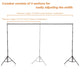 TheDisplayOutlet 8x10 ft Adjustable Metal Photo Backdrop Stand Image