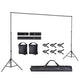 TheDisplayOutlet 7x10 ft Adjustable Metal Photo Backdrop Stand Image