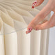 TheDisplayOutlet 5ct. White Paper Display Pedestals Grouped Plinths (8",16",24",32",40") Image