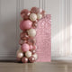 TheDisplayOutlet Square Shimmer Wall Decorative Signs Tradeshow Backdrop, Pink - 12ct/pk Image