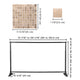TheDisplayOutlet 10x8ft Heavy Duty Shimmer Wall Backdrop with Frame Image