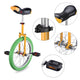 TheDisplayOutlet 18 inch Unicycle Kids Unicycle, Yellow & Green Image