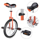 TheDisplayOutlet 18 inch Unicycle Kids Unicycle, Orange Image