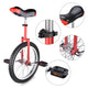 TheDisplayOutlet 18 inch Unicycle Kids Unicycle, Red Image