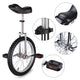 TheDisplayOutlet 18 inch Unicycle Kids Unicycle, Silver Image