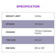 TheDisplayOutlet 20" Mountain Unicycle One Wheel Bike for Adult Teens Purple Rim Image