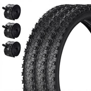 TheDisplayOutlet 3ct. Replacement Bicycle Tires & Tubes for 16"-24" Wheel Image