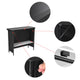 TheDisplayOutlet Portable Folding Bar Counter Table with Storage Image