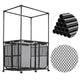 TheDisplayOutlet Pool Storage Bin Mesh Basket Nooddle Holder 36x24x57 Black Image