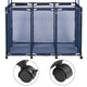 TheDisplayOutlet Pool Storage Bin Mesh Basket Nooddle Holder 50x30x61 Blue Image