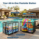 TheDisplayOutlet Pool Storage Bin Mesh Basket for Float, Raft, Noodle Image