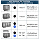 TheDisplayOutlet Pool Storage Bin Mesh Basket for Float, Raft, Noodle Image