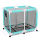 TheDisplayOutlet Heavy Duty Pool Storage Bin Mesh Basket(PVC), 214 Gal Blue Image