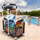 Pool Storage Bin Mesh Basket Noodle Holder 47x25x67