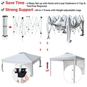 10x10 Waterproof Pop Up Canopy Tent Color Options