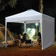 TheDisplayOutlet 10x10 Waterproof Pop Up Canopy Tent Color Options Image