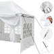 10'x20' Waterproof Pop Up Canopy Tent with Sides