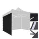 TheDisplayOutlet 1pc Sidewall w/ Zipper for 10ft Canopy Tents, Black Image