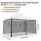 TheDisplayOutlet Netting Mesh Sidewalls for 10x15 Pop Up Canopy Image