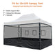 TheDisplayOutlet Netting Mesh Sidewalls for 10x15 Pop Up Canopy Side Panel Image