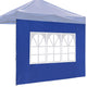 TheDisplayOutlet 1pc Sidewall w/ Window for Pop Up Canopy, Blue Image