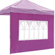 TheDisplayOutlet 1pc Sidewall w/ Window for Pop Up Canopy, Vivid Viola Image