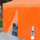 TheDisplayOutlet 10'x7' Sidewall w/ Zipper for Pop Up Canopy CPAI-84, Orange Image