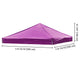 TheDisplayOutlet 10x10 Pop Up Canopy Top Replacement Roof 9'7"x9'7", Vivid Viola Image