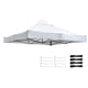 TheDisplayOutlet InstaHibit 10x10 Canopy Replacement with Vent 9'7"x9'7", White Image