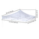 TheDisplayOutlet 10x10 Pop Up Canopy Top Replacement Roof 9'7"x9'7", Clear Image