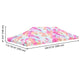 TheDisplayOutlet 10x20 Canopy Replacement Top Tie-dyed Pink Image