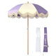 TheDisplayOutlet Patio Umbrella Wooden Tilt 6ft 8-Rib Palm Springs, English Garden Image