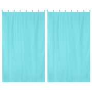 2ct/Pack Tab Top Curtain Panel for Porch, Doors 54x96