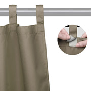 2ct/Pack Tab Top Curtain Panel for Porch, Doors 54x96