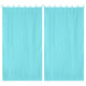 TheDisplayOutlet Tab Top Curtain Panel for Porch, Pergola 54x120 2ct/Pack,Bachelor Button Image