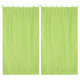 TheDisplayOutlet Tab Top Curtain Panel for Porch, Pergola 54x120 2ct/Pack,Green Glow Image