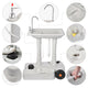 TheDisplayOutlet Foot Pump Hand Wash Station with Wheels 8 gal Image