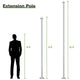 Poles for Shade Sails (Post, Base, Extension & D-Ring Clamp)