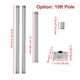 TheDisplayOutlet Poles for Shade Sails (Post, Base & D-Ring Clamp) Image