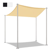 Poles for Shade Sails (Post, Base, Extension & D-Ring Clamp)