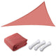 Triangle Sun Shade Patio Shade Sail Deck Shade 16x16x16