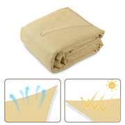 Triangle Sun Shade Patio Shade Sail Deck Shade 16x16x16