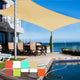 TheDisplayOutlet Rectangle Shade Sail Patio Deck Shade 13x19 Image