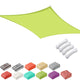 TheDisplayOutlet Square Sun Sail Patio Deck Shade Sail 16x16 Image