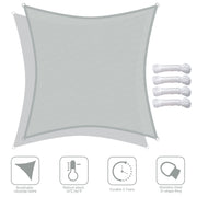 Square Sun Sail Patio Deck Shade Sail 12x12