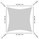 TheDisplayOutlet Square Sun Sail Patio Deck Shade Sail 12x12 Image