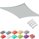 TheDisplayOutlet Square Sun Sail Patio Deck Shade Sail 12x12 Image
