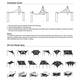 Triangle Shade Sail Patio Shade 22x22x22