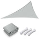 TheDisplayOutlet Triangle Shade Sail Patio Shade 28x28x28, Gray Image