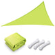 TheDisplayOutlet Triangle Shade Sail Patio Shade 28x28x28, Green Glow Image